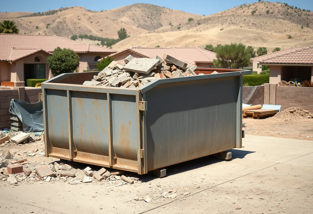 Concrete & Heavy Debris Dumpsters in Santa Clarita, CA
